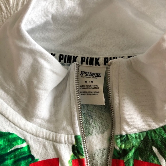 VS Pink Quarter Zip Hoodie - Picture 2 of 3